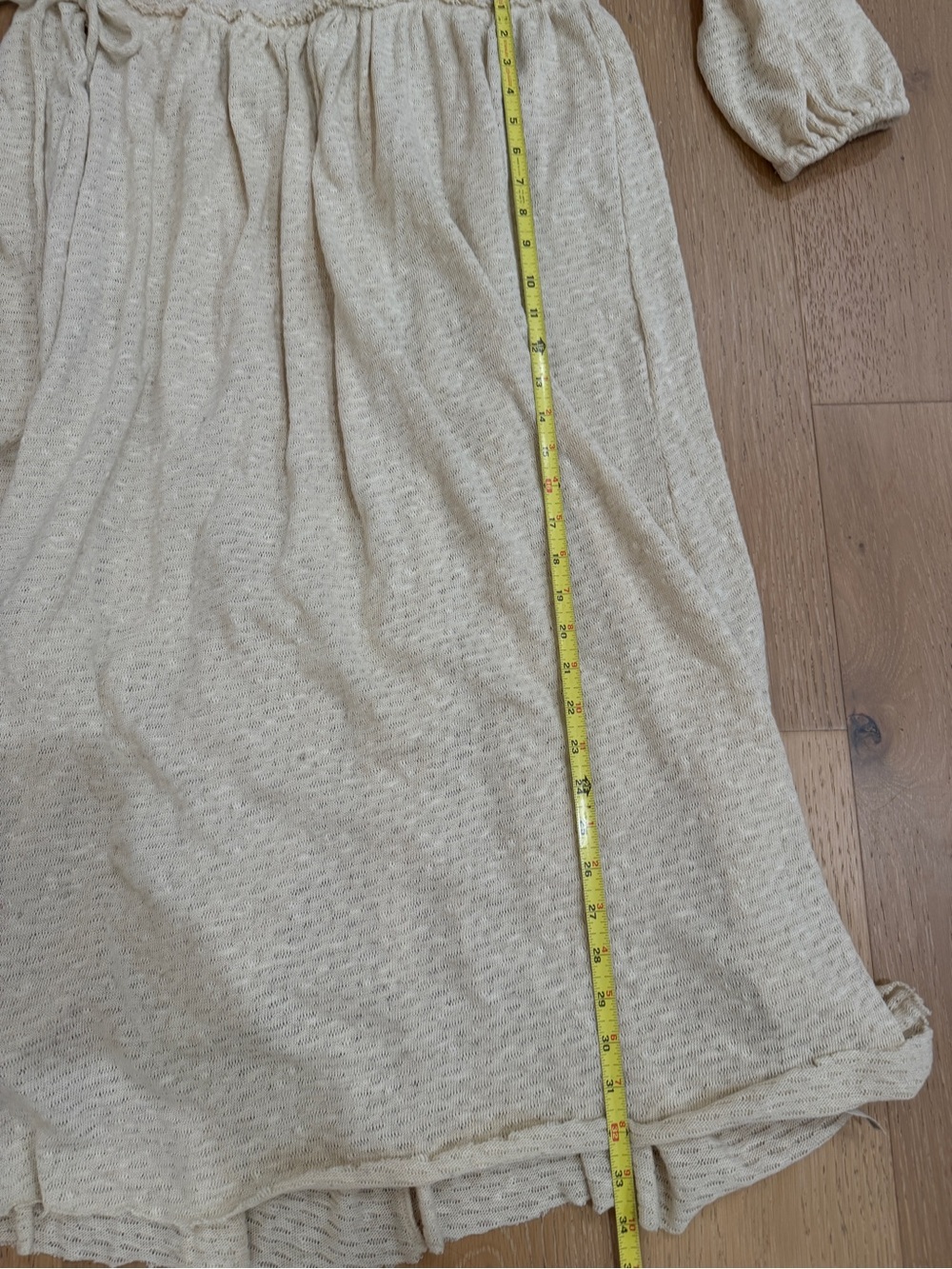 Free People Beach Sweet as Can Be Ivory V-Neck Maxi Dress Small NWT - Picture 7 of 10